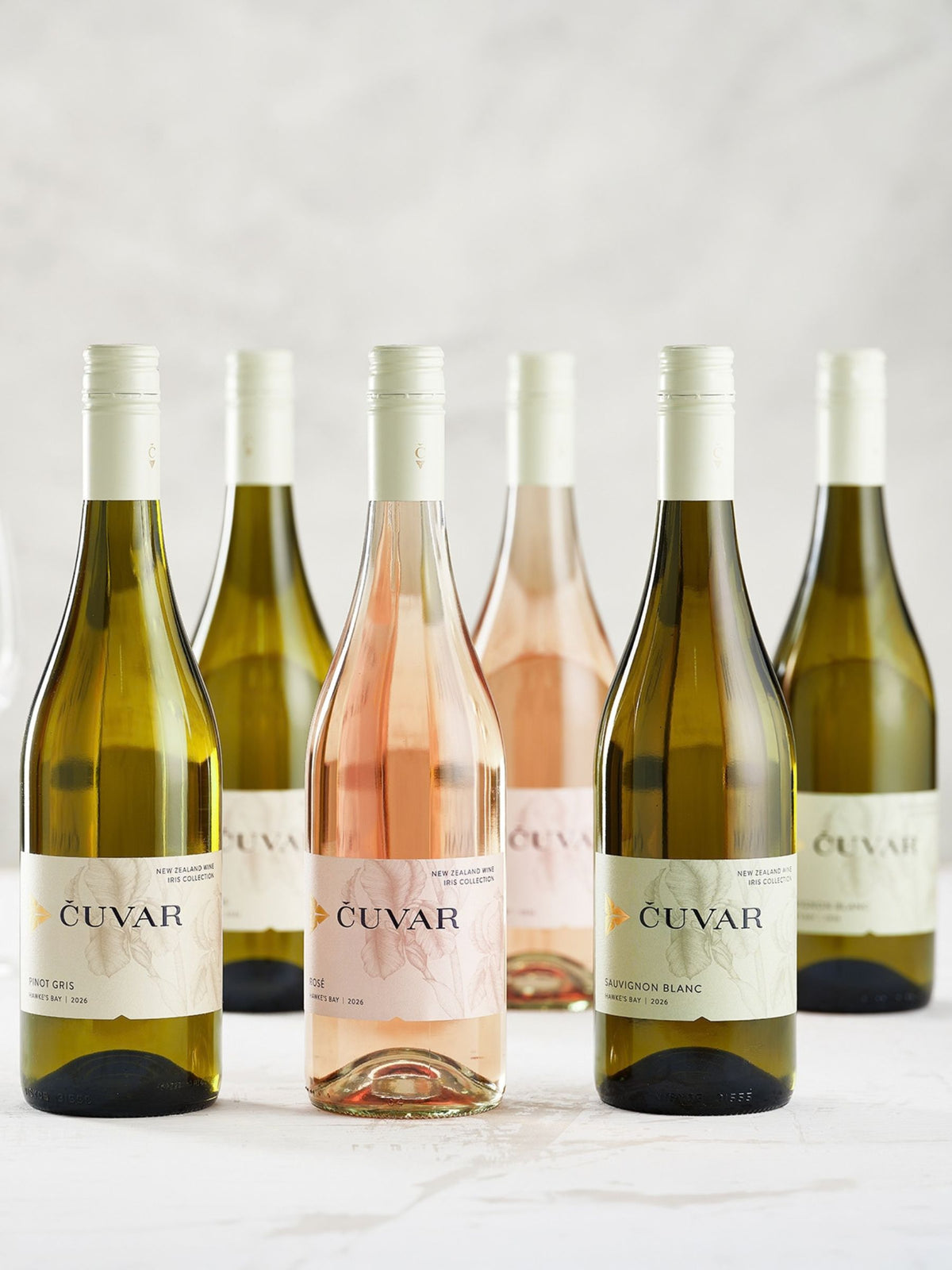 Čuvar Iris Summer Collection mixed six-bottle case with Rosé, Pinot Gris and Sauvignon Blanc 2026